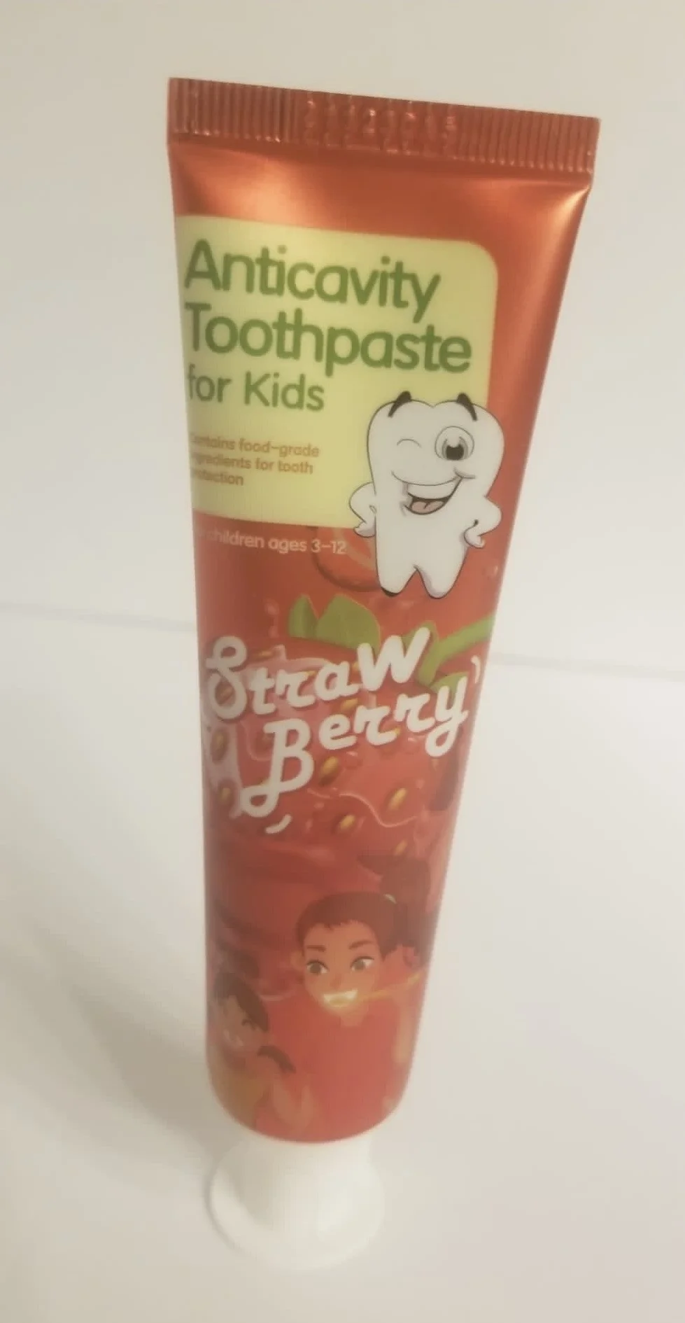 Anticavity toothpaste for kids flavor strawberry 60g 3 Anticavity toothpaste for kids flavor strawberry 60g - Image 3